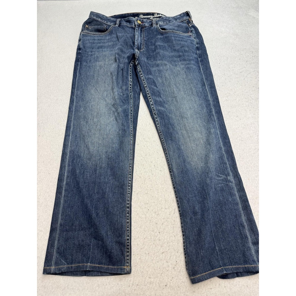 Tommy Bahama Authentic Jeans Mens 38x30 Blue Relaxed Straight Medium Wash Denim
